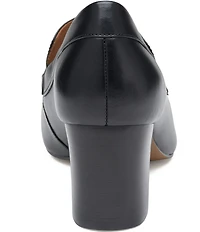 Johnston & Murphy Eleanor Chunky Chain Leather Pumps