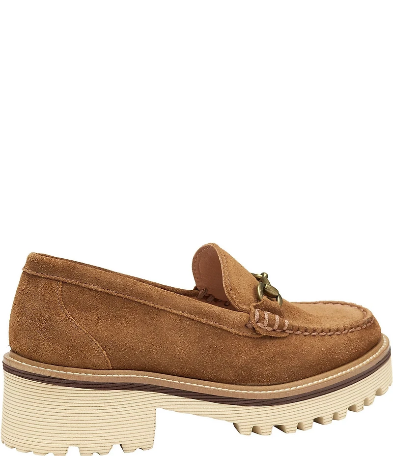 Johnston & Murphy Emmalynn Suede Bit Loafers
