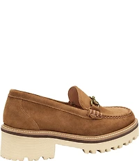 Johnston & Murphy Emmalynn Suede Bit Loafers