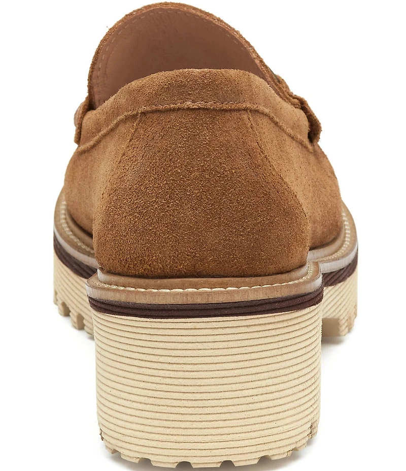 Johnston & Murphy Emmalynn Suede Bit Loafers