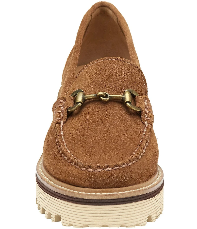 Johnston & Murphy Emmalynn Suede Bit Loafers