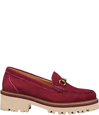Johnston & Murphy Emmalynn Suede Bit Loafers