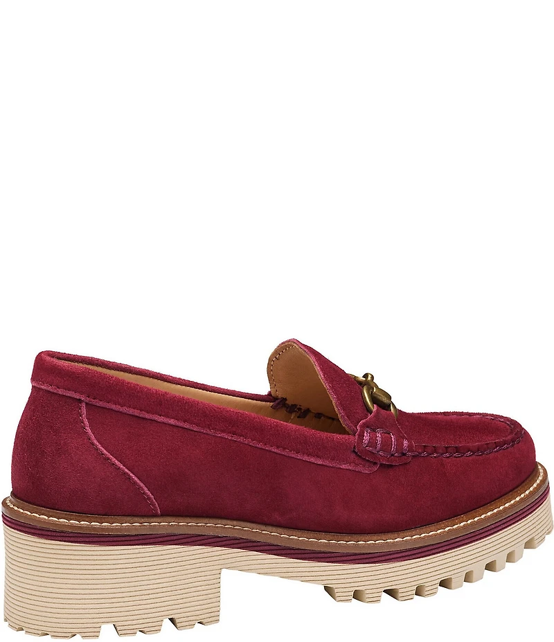 Johnston & Murphy Emmalynn Suede Bit Loafers