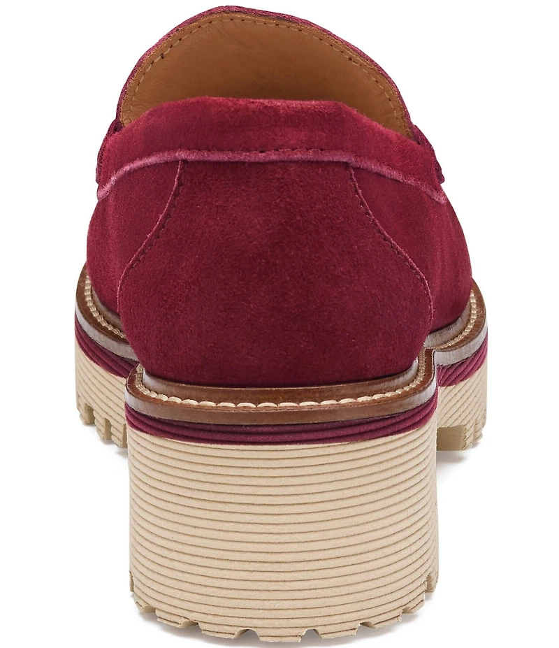 Johnston & Murphy Emmalynn Suede Bit Loafers