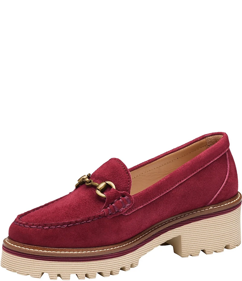 Johnston & Murphy Emmalynn Suede Bit Loafers