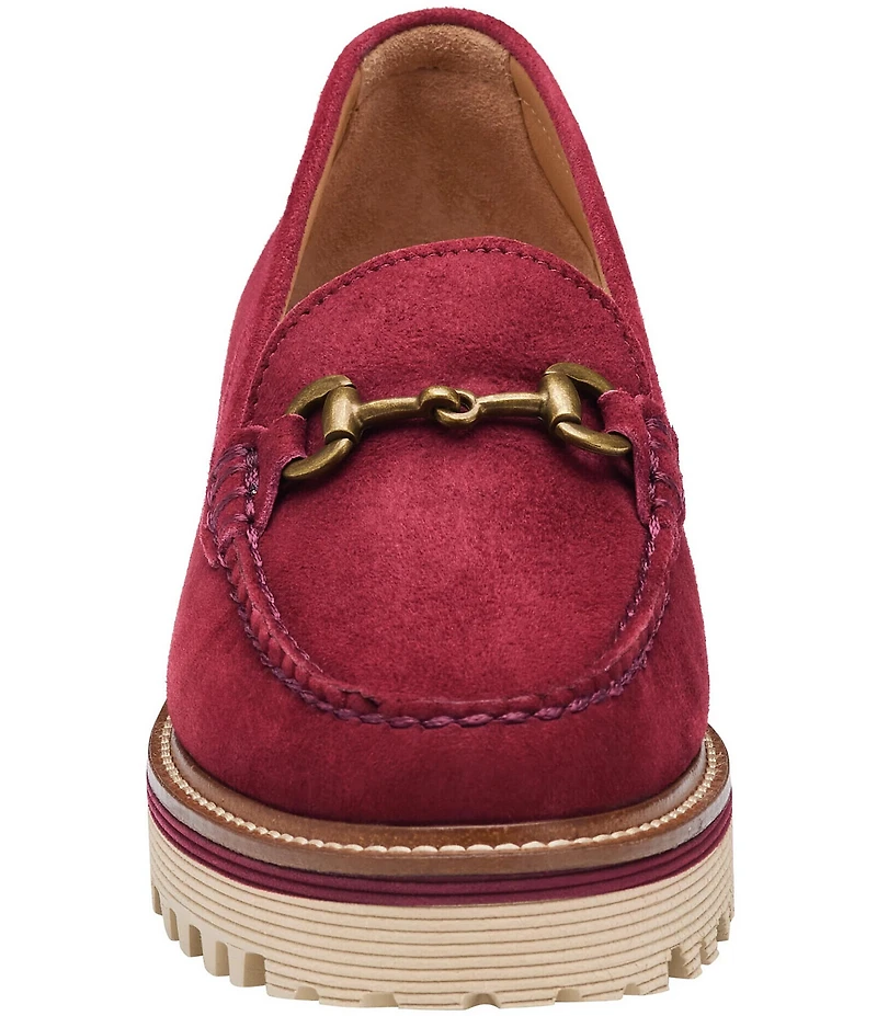 Johnston & Murphy Emmalynn Suede Bit Loafers