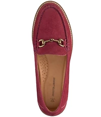 Johnston & Murphy Emmalynn Suede Bit Loafers