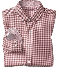 Johnston & Murphy Gameday XC4 Gingham Long Sleeve Woven Shirt