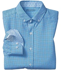 Johnston & Murphy Gameday XC4 Gingham Long Sleeve Woven Shirt