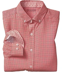 Johnston & Murphy Gameday XC4 Gingham Long Sleeve Woven Shirt