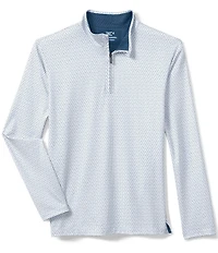 Johnston & Murphy Gameday XC4 Goal Post Print Quarter-Zip Pullover