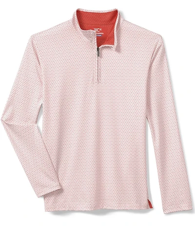 Johnston & Murphy Gameday XC4 Goal Post Print Quarter-Zip Pullover