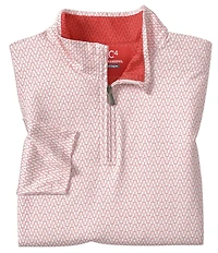 Johnston & Murphy Gameday XC4 Goal Post Print Quarter-Zip Pullover