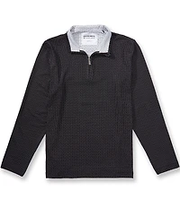 Johnston & Murphy Gameday XC4 Goal Post Print Quarter-Zip Pullover