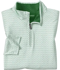 Johnston & Murphy Gameday XC4 Goal Post Print Quarter-Zip Pullover