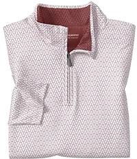 Johnston & Murphy Gameday XC4 Goal Post Print Quarter-Zip Pullover