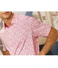 Johnston & Murphy Gameday XC4 Multi Sport Print Short Sleeve Polo Shirt