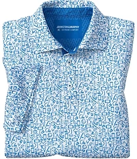Johnston & Murphy Gameday XC4 Multi Sport Print Short Sleeve Polo Shirt