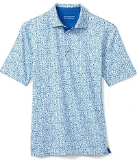 Johnston & Murphy Gameday XC4 Multi Sport Print Short Sleeve Polo Shirt