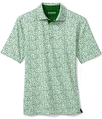 Johnston & Murphy Gameday XC4 Multi Sport Print Short Sleeve Polo Shirt