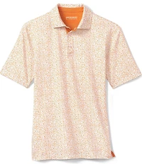 Johnston & Murphy Gameday XC4 Multi Sport Print Short Sleeve Polo Shirt