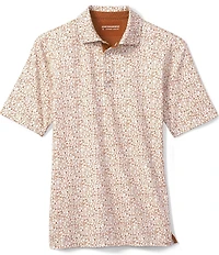 Johnston & Murphy Gameday XC4 Multi Sport Print Short Sleeve Polo Shirt