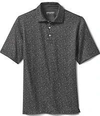 Johnston & Murphy Gameday XC4 Multi Sport Print Short Sleeve Polo Shirt
