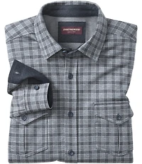 Johnston & Murphy Gingham Stretch Long Sleeve Woven Shirt