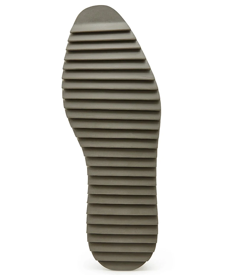 Johnston & Murphy Gracelyn Tassel Suede Platform Wedge Loafers