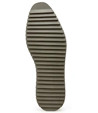 Johnston & Murphy Gracelyn Tassel Suede Platform Wedge Loafers