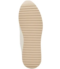 Johnston & Murphy Gracie Leather and Suede Side Zip Platform Sneakers