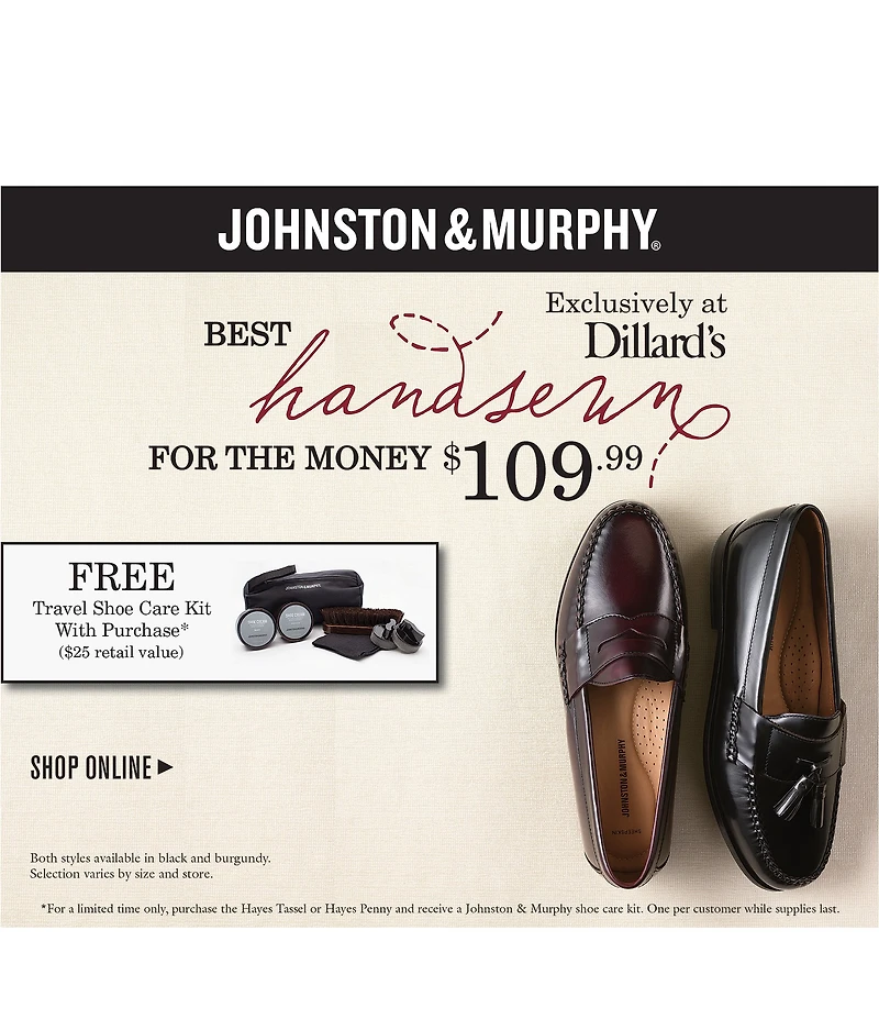 Johnston & Murphy Hayes Oiled Leather Penny Keeper Loafers