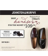 Johnston & Murphy Hayes Oiled Leather Penny Keeper Loafers
