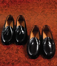 Johnston & Murphy Hayes Oiled Leather Penny Keeper Loafers