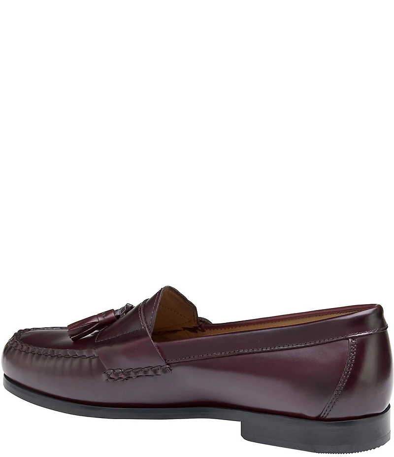 Johnston & Murphy Men's Hayes Oiled Leather Tassel Loafers