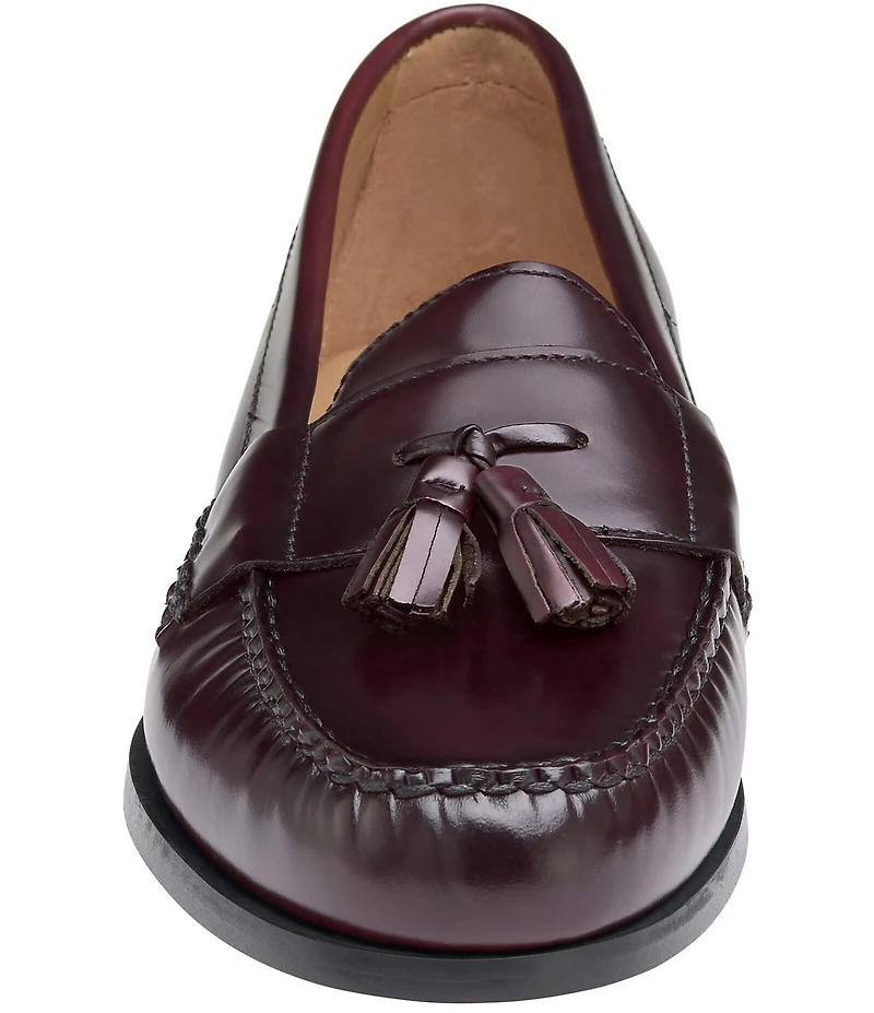 Johnston & Murphy Men's Hayes Oiled Leather Tassel Loafers
