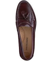 Johnston & Murphy Men's Hayes Oiled Leather Tassel Loafers