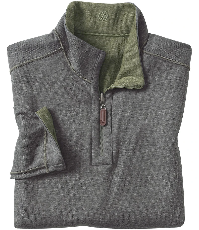 Johnston & Murphy Icon Reversible Quarter-Zip Pullover
