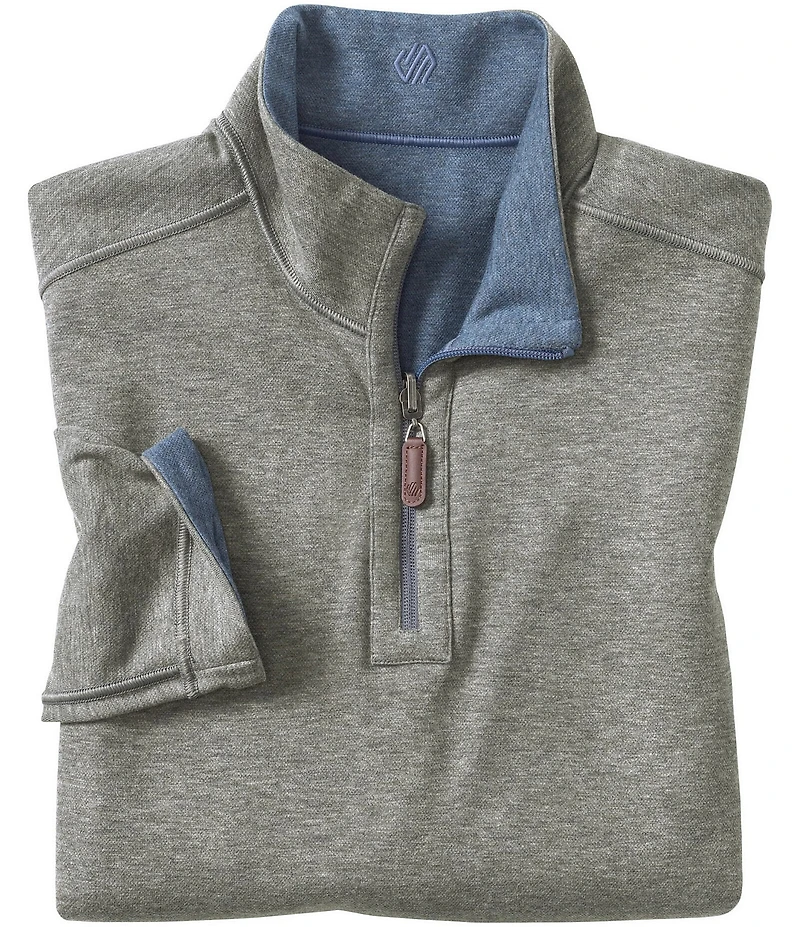 Johnston & Murphy Icon Reversible Quarter-Zip Pullover