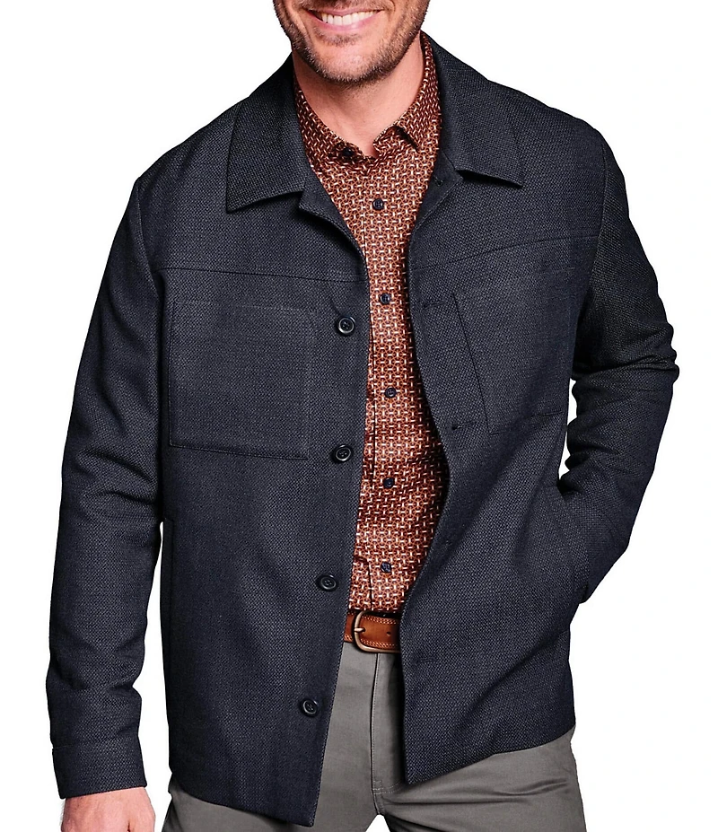 Johnston & Murphy Knit Shirt Jacket