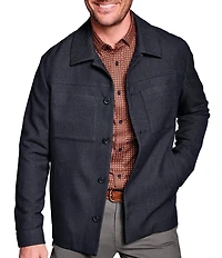 Johnston & Murphy Knit Shirt Jacket