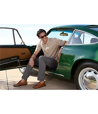 Johnston & Murphy Linden Textured Pattern Short Sleeve Woven Shirt