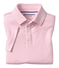 Johnston & Murphy Little/Big Boys - Short Sleeve Micro Stripe Polo Shirt