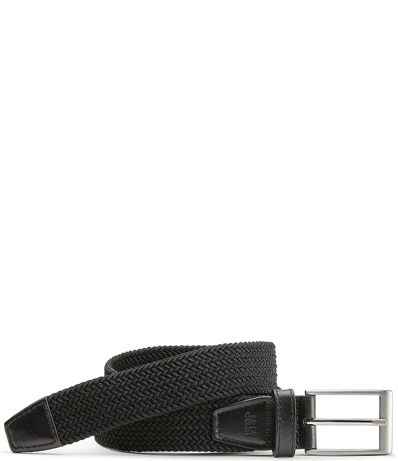 Johnston & Murphy Boys' Woven Stretch Knit Belt