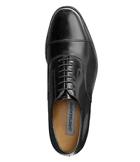 Johnston & Murphy Passport Collection Melton Leather Cap-Toe Oxfords