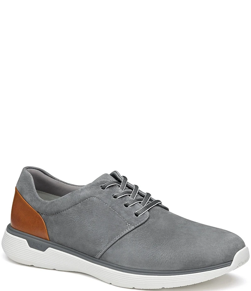 Johnston & Murphy Men's XC4 Prentiss 2.0 Waterproof Nubuck Plain Toe Sneakers