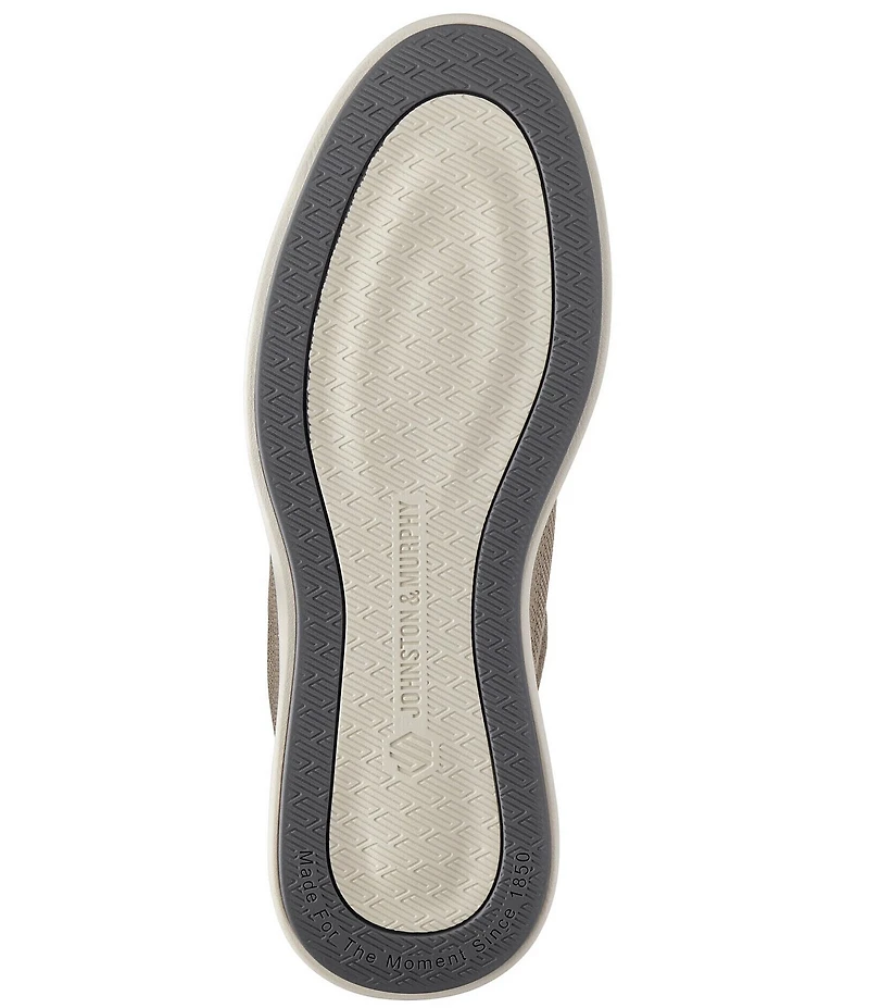 Johnston & Murphy Men's Ackerson Knit Plain Toe Sneakers