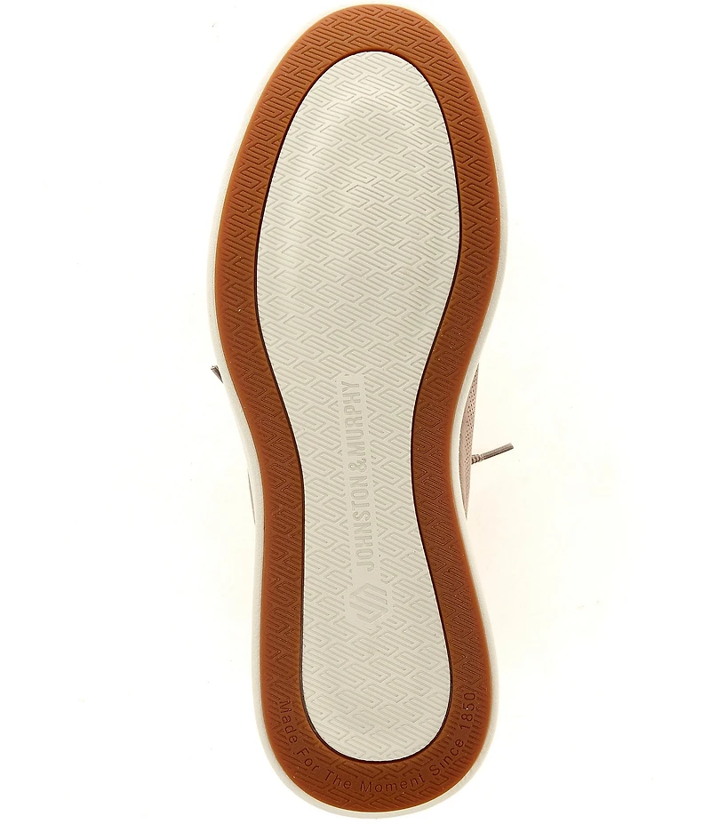 Johnston & Murphy Men's Ackerson Perforated Nubuck Sneakers