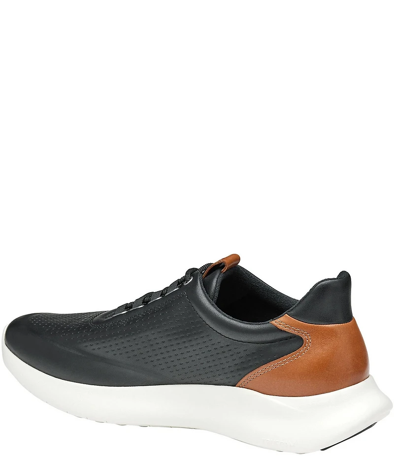 Johnston & Murphy Men's Amherst 2.0 Embossed Leather U-Throat Sneakers