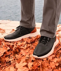 Johnston & Murphy Men's Amherst 2.0 Embossed Leather U-Throat Sneakers